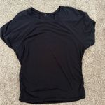 Athleta  with ease cinch short sleeve tee size XL black Photo 2