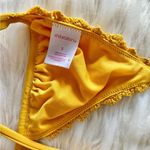 Xhilaration Golden Yellow Lace Strappy Triangle Bikini Top Sz S Photo 7