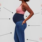 SUSTAINABLE SECRET FIT BELLY SKINNY LEG MATERNITY JEANS Blue Size M Photo 4