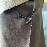 Jessica Simpson Brown Faux Fur Faux Leather Vest Photo 1