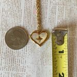Handmade gold tone stainless steel heart sparkle white shell necklace🐚⭐️🌀 Photo 8