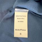 Richer Poorer Pima Cotton Boxy Crop Tee In Blue Photo 6