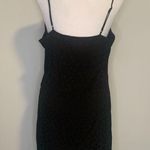 Isalis black small floral print sleeveless mini shift dress size M Photo 2