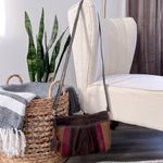 Tignanello Women’s Striped Suede Crossbody Bag Womens Multicolor Elegant Purse Brown Photo 1