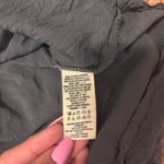 Free People  Part Time Lover Short Dress Womens Size 8 Tie Front Gray Black White Photo 5