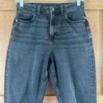 American Eagle  Black Denim Highest Rise Mom Jeans size 2​​ Photo 3