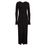 Mach & Mach bodycon Ribbed Cutout Long Sleeve Sweater Dress size L Photo 2