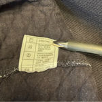 E.Land Club Quilted Logo Hoodie Women XS Varsity Long Sleeve Preppy Navy Blue. Blue Photo 6