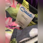 Catalina VTG Retro 80s  Black Pink & Green Tropical Floral Hawaiian Mini Skort Photo 5