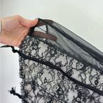 Victoria's Secret Lace & Mesh Bustier Black White Size 34B Photo 2