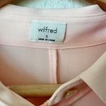 Aritzia ‎ Wilfred Free Boyfriend relaxed oversized Button Up Pink Shirt S Photo 2