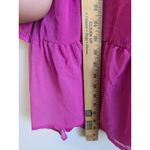 Vince Camuto Women's Mini Dress Lightweight Three Tier Pink Size Large Photo 9