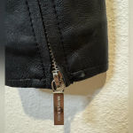 MICHAEL Michael Kors 100% Leather Moto Black Jacket Size XXS Photo 4