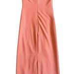 Dress the Population Claudette Bodycon Dress Knee Length Coral Stretch Small Photo 7