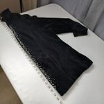 Catherines Y2K Velvet Zip Up Sweater Women 0X Glam Rhinestone Retro Monochrome Photo 9