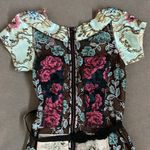 Anthropologie Beguile by Byron Lars Pierced Brocade Dress sz 0 XS Pink Photo 7