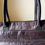 Vintage‎ Hidesign Dark Brown Leather Tote Bag Structured Office Satchel Purse Photo 5