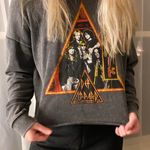 Junkfood def leppard cropped sweatshirt Photo 0