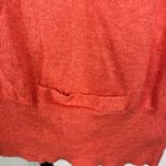 Eileen Fisher Coral Cotton Cashmere Short Sleeve V-Neck Knit Cardigan Sweater Photo 2