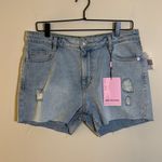 Avec Les Filles Alec Les Filles Deconstructed Denim Shorts Size 29 Photo 2