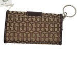 Giani Bernini Block Signature Womens Small Wallet Brown 4.5" Photo 2