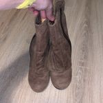 Not Rated  brown zip up summer heeled mid calf boots Photo 7