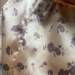 ZARA Floral Satin Peach Midi Skirt Sz M NWT Photo 13