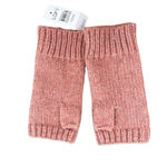 Loft NWT Cable Knit Beanie with Pom Pom and Fingerless Gloves in Soft Blush Pink Photo 5