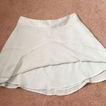 Forever 21 Light Blue Satin Circle Skirt Photo 1