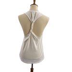 LA Made  White Braid Back Tank Size Small New Photo 3