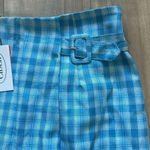 Cider NWT  Checketed Blue Belted Skort Sz XL Photo 4