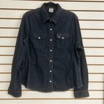 Carhartt  WS010 - Women's Denim Snap-Front Shirt Size XXL Blue Stretch Photo 0