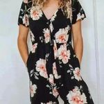 Band of Gypsies ⭐️ floral short sleeve jumpsuit in size small Photo 1