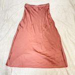 Young Fabulous and Broke Brownish Satin Slip Midi Skirt with side slit Size S Photo 4
