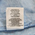 Lands' End Blue Linen Tunic NWT Size Medium Preppy Blue Tunic Photo 8