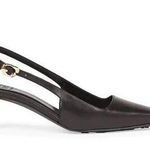 Givenchy BLACK classic G CUBE SLINGBACK PUMP size 35 Photo 0
