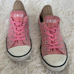 Converse All Star Low Top Pink Canvas Sneakers Women's Size 8 Casual Shoes Photo 0
