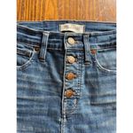 Madewell  10” High-Rise Skinny Raw Hem Cropped Jeans, sz 25 Photo 7