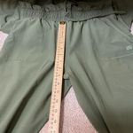 ALBION FIT  Olive Green Utility Jumpsuit Romper Elastic Waist Drawstring Zip Photo 6