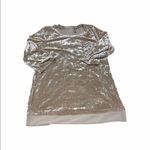 Journey Five Crushed Velvet Illusion Layer Long Sleeve Top Blush Pink Large‎ Pink Photo 7