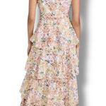 En Saison Pastel Pink Presley Tiered Eyelet Midi Maxi Dress Photo 0