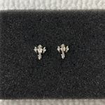 Small Cross Stud Earrings for Men Women Streetwear Hip Hop Punk Unisex Earrings Silver Photo 1