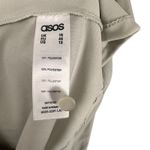 ASOS  Embellished Halter Maxi Gown Keyhole Back Light Gray Size 12 Wedding Guest Photo 6