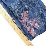 Lisette Montreal Cherry Blossom Print Stretch Pants‎ Size 14 Cropped Blue Pink Photo 8