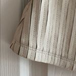 Ecru  White Genuine Leather Tank Top Size Medium Photo 4