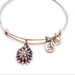 ALEX AND ANI Waterlily bangle bracelet charm Photo 1