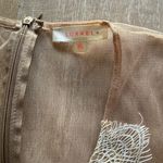 Luxxel brand Antigua style eyelash white nude sheer mini dress XS Photo 5