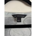 Rock & Republic Rock &β Republic Sheer Mesh Top Floral Grunge Goth Y2K Biker Womens Small Photo 2