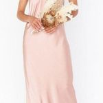Show Me Your Mumu Jasmine Maxi Dress In Rose Gold Luxe Satin Photo 0