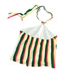 Line and Dot ‎ Olympia Halter Tank Top Striped Size M Photo 4